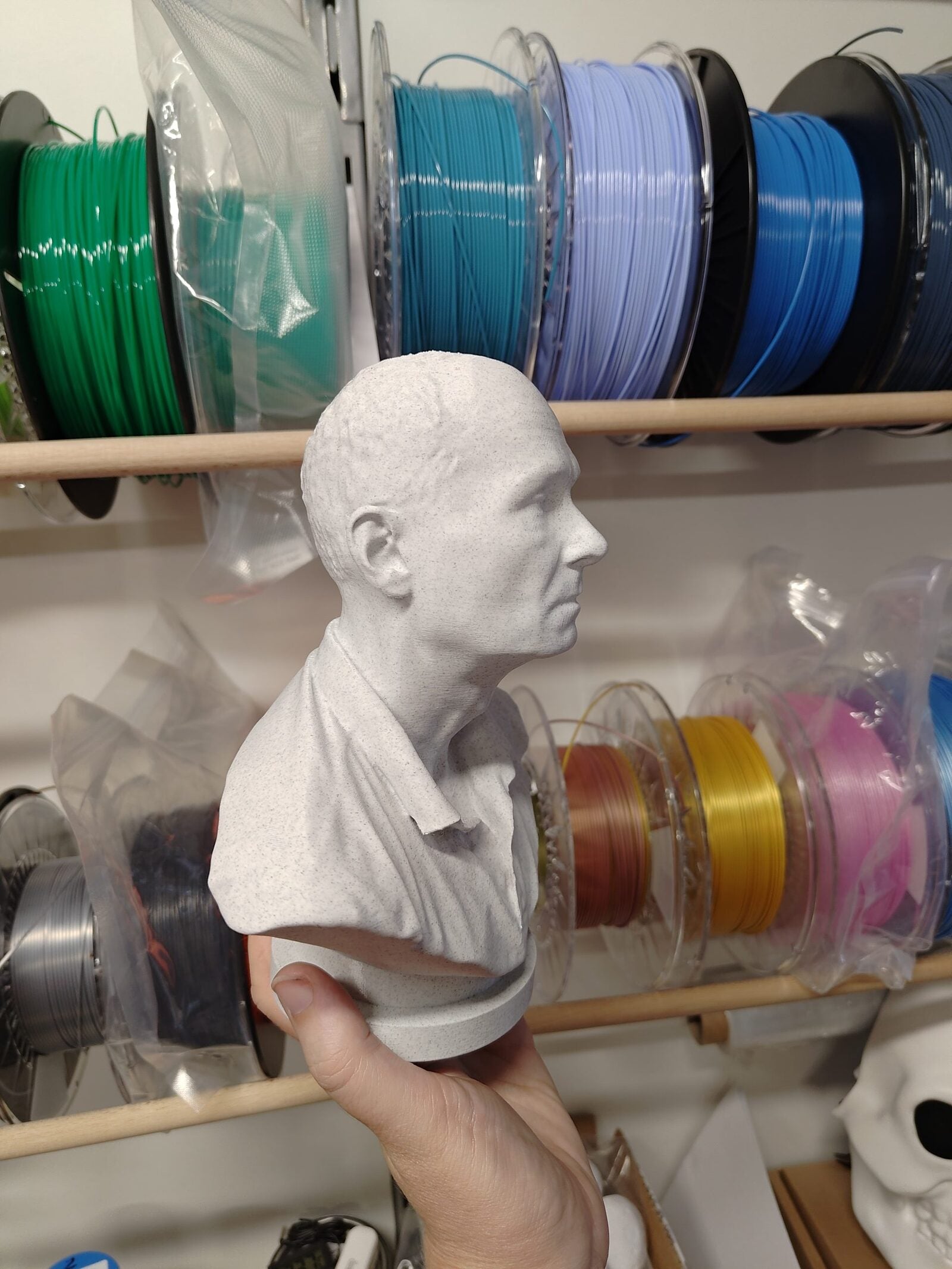 Bysta#1 - zakázka 3D skenování